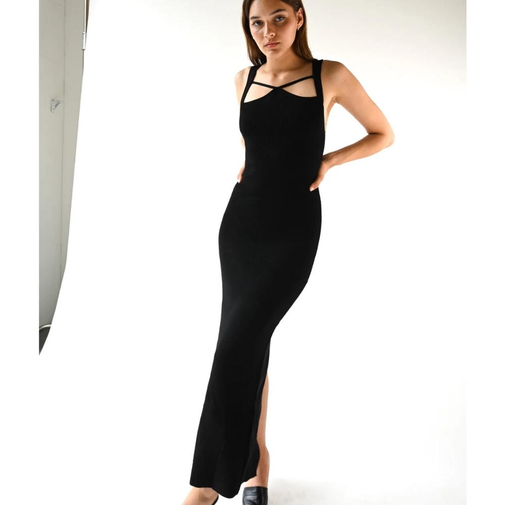 Remington Knit Dress- Yellow the Label